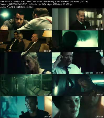 Lockout 2012 UNRATED 1080p 10bit BluRay 6CH x265 HEVC-PSA