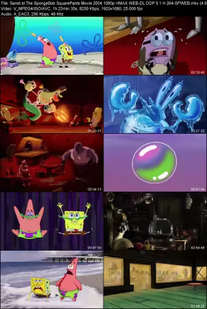 The SpongeBob SquarePants Movie 2004 1080p HMAX WEB-DL DDP 5.1 H264-SPWEB