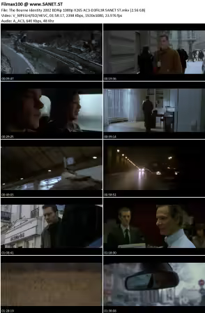 The Bourne Identity 2002 BDRip 1080p X265 AC3-D3FiL3R