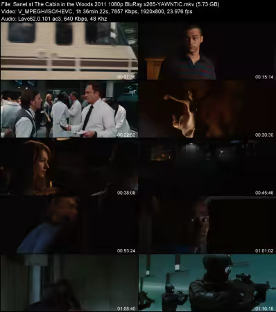 The Cabin in the Woods 2011 1080p BluRay x265-YAWNTiC