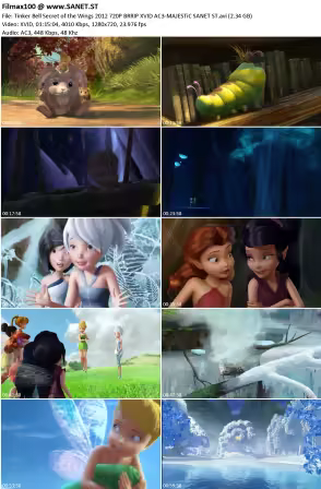 Tinker Bell Secret of the Wings 2012 720P BRRIP XVID AC3-MAJESTiC
