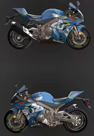 Suzuki GSX R1000R 2019 3D Model