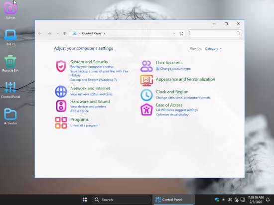 Windows 11 Pro Lite 25H2 Build 26200.7462 Select 11 Edition
