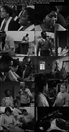 Nothing But a Man 1964 Criterion 1080p BluRay x265 HEVC FLAC-SARTRE