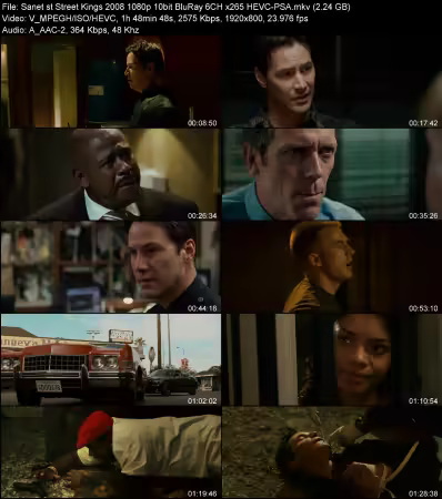 Street Kings 2008 1080p 10bit BluRay 6CH x265 HEVC-PSA