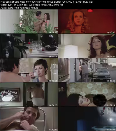 Strip Nude For Your Killer 1975 1080p BluRay x264 AAC-YTS