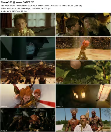 Arthur And The Invisibles 2006 720P BRRIP XVID AC3-MAJESTiC