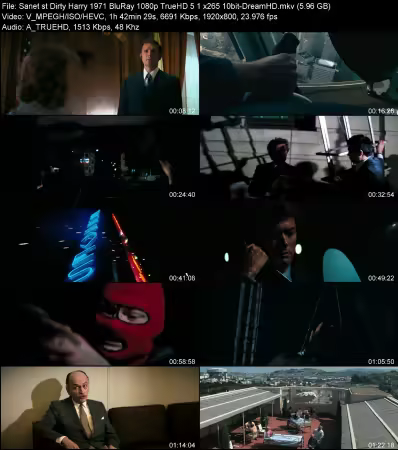 Dirty Harry 1971 BluRay 1080p TrueHD 5.1 x265 10bit-DreamHD