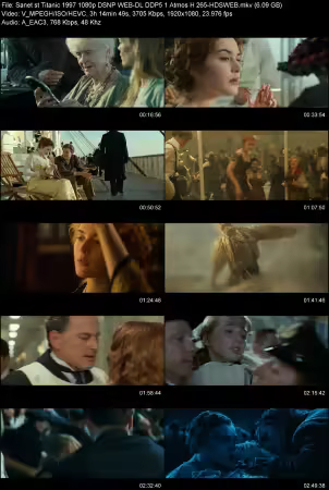 Titanic 1997 1080p DSNP WEB-DL DDP 5.1 Atmos H265-HDSWEB