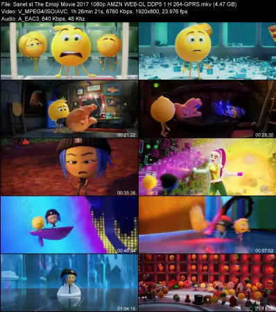 The Emoji Movie 2017 1080p AMZN WEB-DL DDP 5.1 H264-GPRS