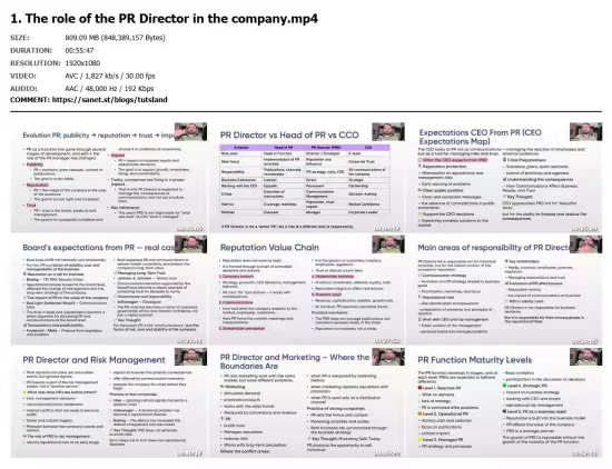 PR Director: Corporate Reputation &amp; Public Relations[EN]