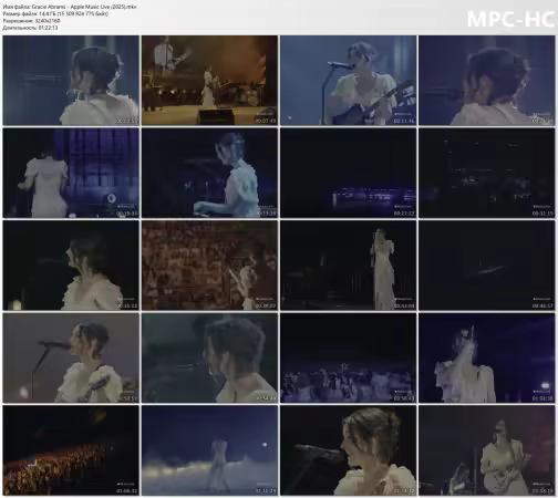 Gracie Abrams - Apple Music Live (2025) WEB-DL, 4K Ultra HD 2160p