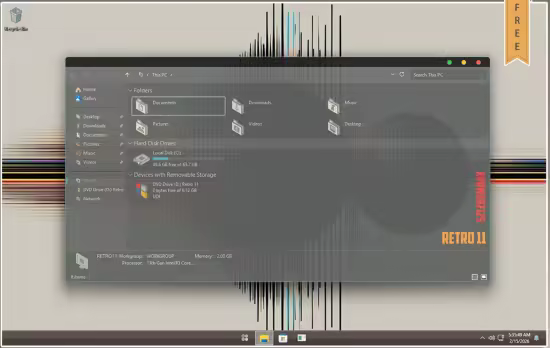 Windows 11 Pro Lite 25H2 Build 26200.7840 Retro 11 Edition