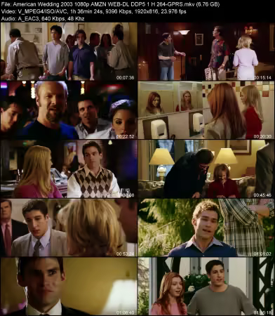 American Wedding 2003 1080p AMZN WEB-DL DDP 5.1 H264-GPRS