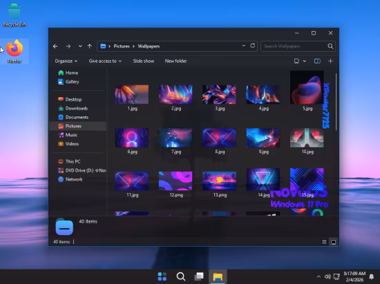 Windows 11 Pro Lite 25H2 Build 26200.7623 NovaOS Edition