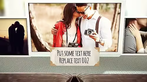 MA 3D Pop Up Photo Book 65015 - Project for After Effects