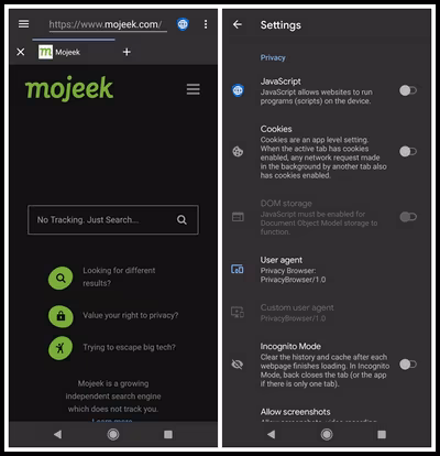 Privacy Browser v3.20