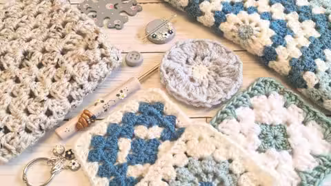 Crochet Pattern Granny Square - The Easiest Ever