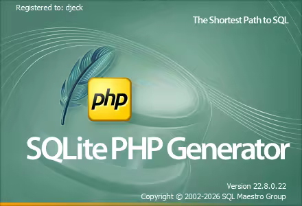 SQLMaestroGroup SQLite PHP Generator Professional 22.8.0.22 Multilingual
