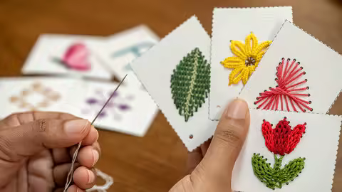 Card Embroidery Masterclass: The 8-Design Challenge
