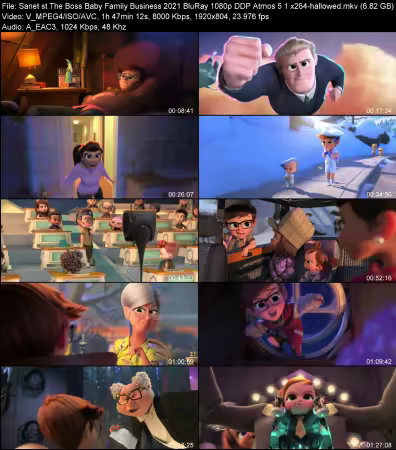 The Boss Baby Family Business 2021 BluRay 1080p DDP Atmos 5.1 x264-hallowed
