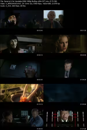 V for Vendetta 2006 1080p BluRay x264-OFT