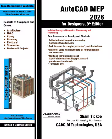 AutoCAD MEP 2026 for Designers, 9th Edition