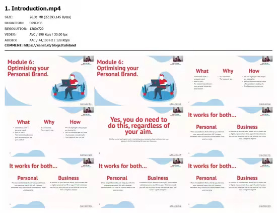 Module 6: Optimising your Personal Brand