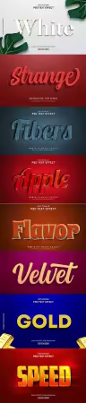 Psd text effect set vol 96