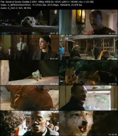 Doctor Dolittle 2 2001 1080p WEB-DL HEVC x265 5.1 BONE