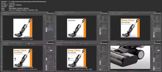 AI-Generated Assets &amp; Photoshop for Amazon Listing Images