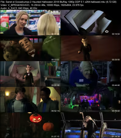 Goosebumps 2 Haunted Halloween 2018 BluRay 1080p DDP 5.1 x264-hallowed