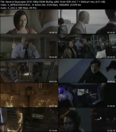 Skyscraper 2018 1080p DS4K BluRay x265 10-bit HDR AAC 7.1 WeSLeY