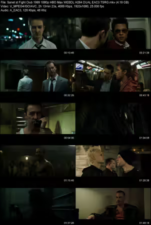 Fight Club 1999 1080p HBO Max WEBDL H264 DUAL EAC3 TSRG
