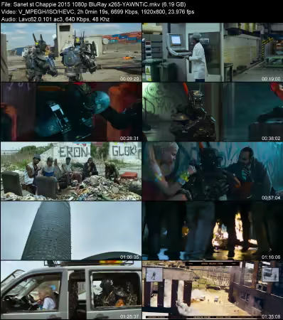 Chappie 2015 1080p BluRay x265-YAWNTiC