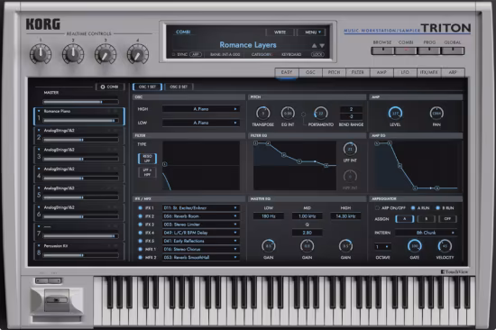 KORG Software TRITON v1.4.5 U2B macOS