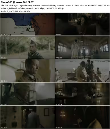 The Ministry of Ungentlemanly Warfare 2024 UHD BluRay 1080p DD Atmos 5.1 DoVi HDR10 x265-SM737