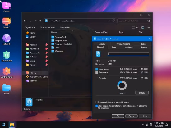 Windows 11 Enterprise LTSC Lite 24H2 Build 26100.7840 Dawn OS Edition