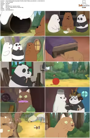 We Bare Bears 2014 S01-S04 1080p MIXED Webrip x265 10bit AAC 2.0-HxD TAoE