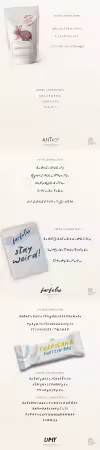 Handwritten Font Bundle Pack - 17 Premium Fonts
