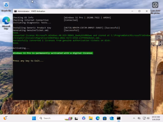 Windows 11 Pro 25H2 Build 26200.7922 (No TPM Required) Preactivated Multilingual