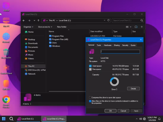 Windows 11 Pro Lite 25H2 Build 26200.7623 Plat11 Edition