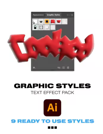 Graphic Styles - Text Effect Pack for Illustrator