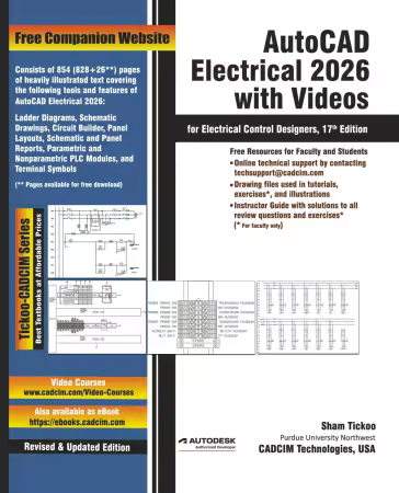AutoCAD Electrical 2026 for Electrical Control Designers, 17th Edition
