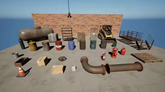 Unreal Engine Asset - Rustic Warehouse (5.3+)