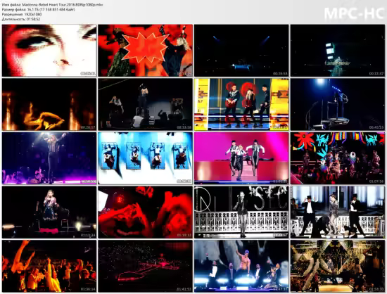 Madonna - Rebel Heart Tour[Blu-ray] (2016) BDRip 1080p