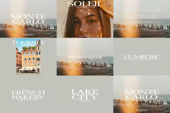 MONTE CARLO - Extra-Expanded Serif Typeface