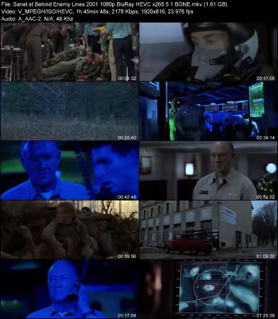 Behind Enemy Lines 2001 1080p BluRay HEVC x265 5.1 BONE