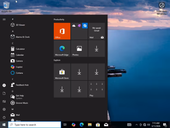 Windows 10 Pro 22H2 build 19045.6937 Preactivated Multilingual March 2026