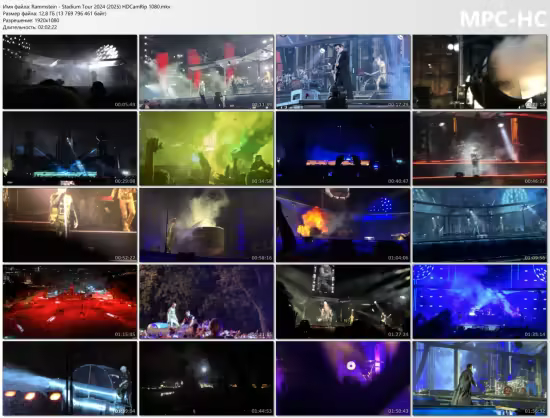 Rammstein - Stadium Tour 2024 (2025) HDCamRip 1080p